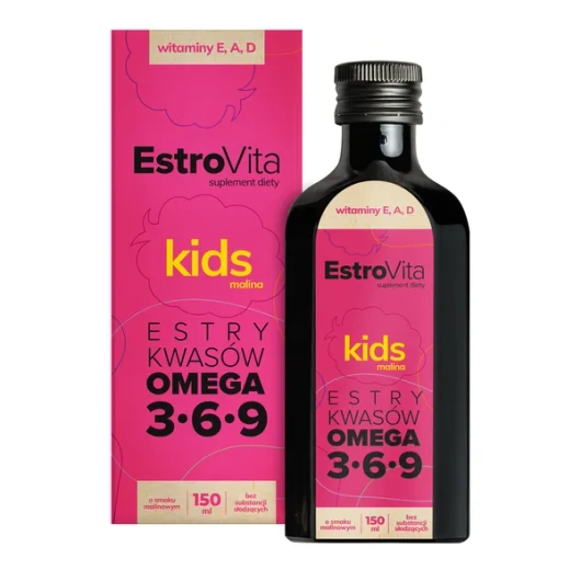 Estrovita Kids o smaku malinowym, 150 ml