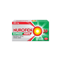Nurofen Express Forte 400 mg, 20 kapsułek
