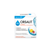 ORSALIT dla dorosłych, smak malinowo-cytrynowy, 10 saszetek