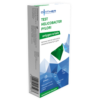 Test Helicobacter pylori antygen w kale, 1 sztuka