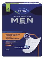 TENA Men Active Fit Level 3 Wkładki anatomiczne, 20 sztuk