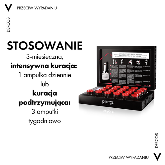 VICHY DERCOS AMINEXIL CLINICAL 5 męski płyn x 21 ampułek