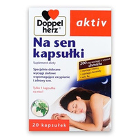 DOPPELHERZ AKTIV Na Sen Kapsułki x 20 kapsułek