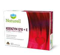 NATURELL Koenzym Q10 + E, 60 kapsułek