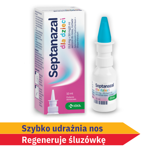 Septanazal dla dzieci, aerozol do nosa, 10 ml