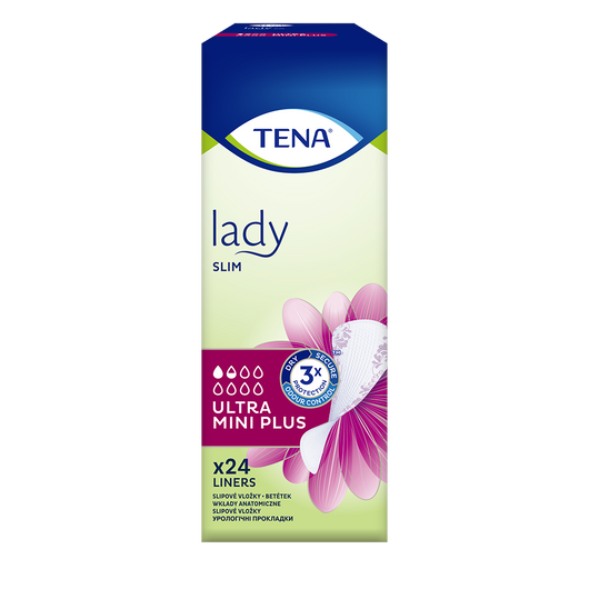 TENA Lady Slim Ultra Mini Plus wkładki, 24 sztuki