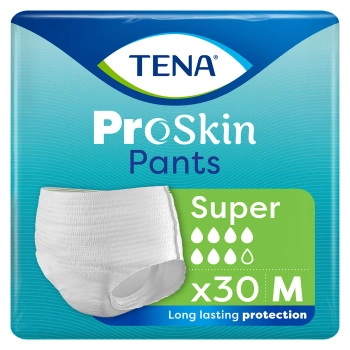 Tena Pants ProSkin Super Rozmiar M (80-110cm) Majtki chłonne, 30 sztuk