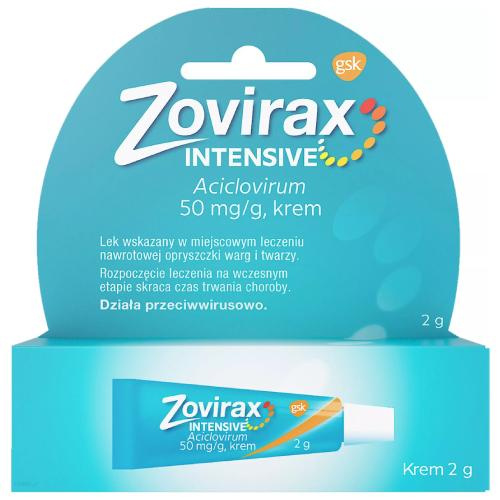 Zovirax Intensive krem na opryszczkę, 2 g