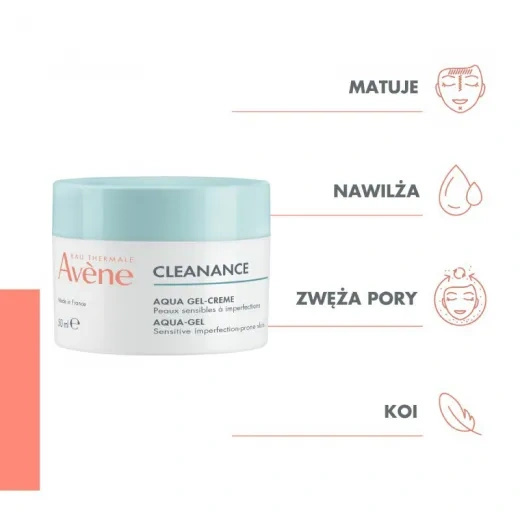 Avene Cleanance Aqua-Gel matujący, 50ml