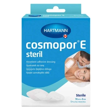 Cosmopor E Opatrunek na ranę 10 cm x 8 cm, 5 sztuk