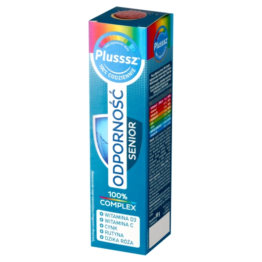 Plusssz Odporność Senior 100% Complex, 20 tabletek musujących