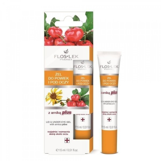 FLOS-LEK Żel do powiek i pod oczy z arniką plus 15ml