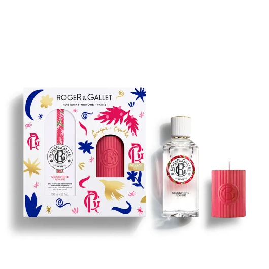 Roger & Gallet Gingembre Rouge Zestaw Woda zapachowa 100 ml + Świeca 75 g