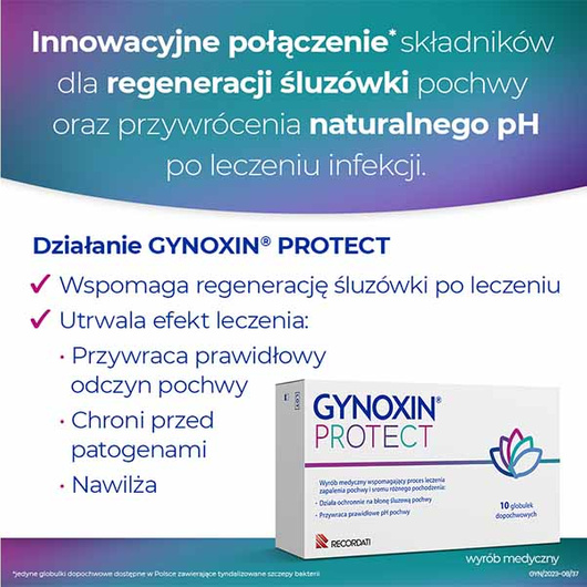 Gynoxin Protect globulek dopochwowych po 2g x 10 globulek