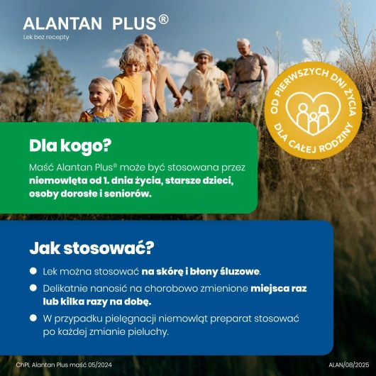 Alantan Plus Maść (20mg+50mg)/g, 100 g