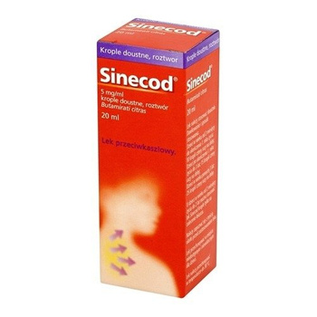 SINECOD 5 mg/ml krople doustne,  20 ml