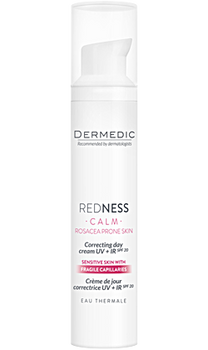 DERMEDIC REDNESS CALM Krem korygujący na dzień UV+ IR, 40ml