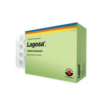 Lagosa tabletki drażowane 0,15 g 25 drażetek