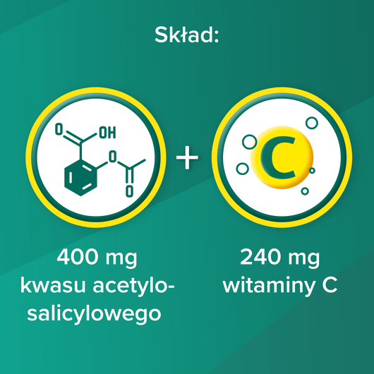 ASPIRIN C x 10 tabletek musujących