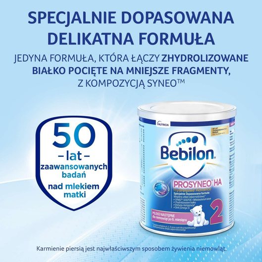 Bebilon Prosyneo HA 2, mleko następne dla niemowląt po 6. miesiącu, 400 g
