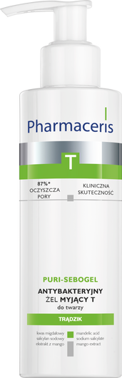 PHARMACERIS T PURI-SEBOGEL Antybakteryjny żel myjący T do twarzy 190ml