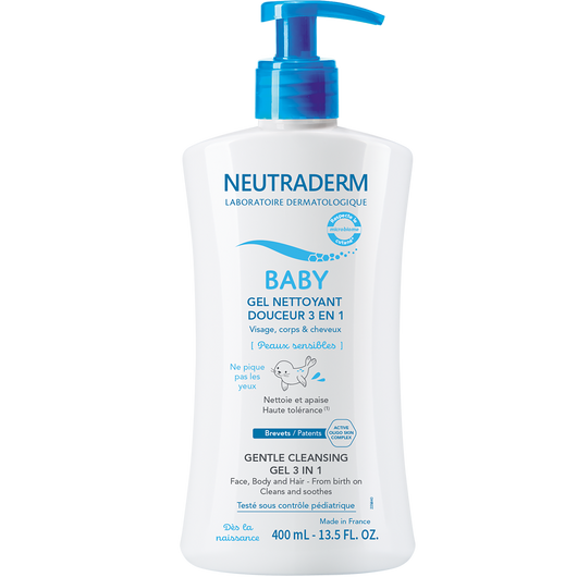 Neutraderm Baby łagodny żel myjący 3w1, 400ml