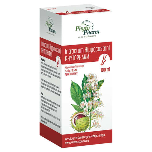 INTRACTUM HIPPOCASTANI PHYTOPHARM płyn doustny 100 ml