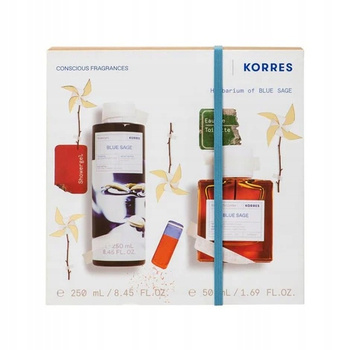 Korres Blue Sage Zestaw dla mężczyzn Woda toaletowa + Żel pod prysznic