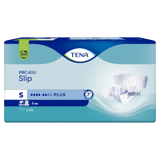 Tena Slip ProSkin Plus Rozmiar S (56-85cm) Pieluchomajtki, 30 sztuk