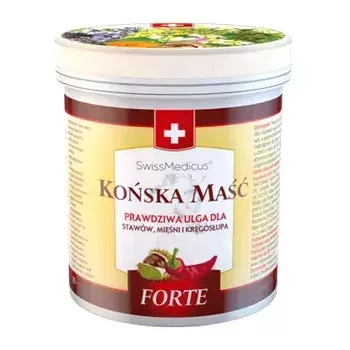 Szwajcarska Końska Maść Forte Rozgrzewająca, 250ml