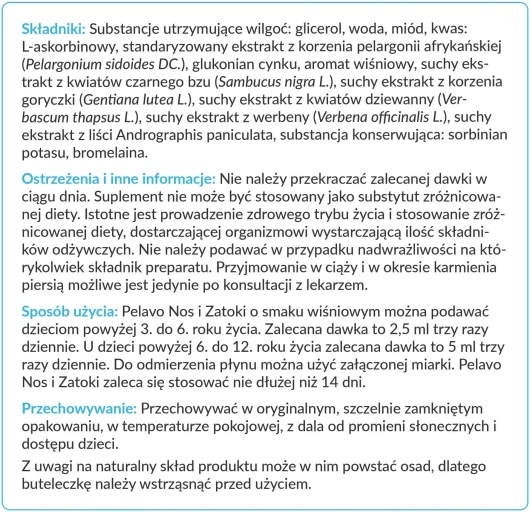 Pelavo Zatoki zatkany nos i niedrożne zatoki 120ml
