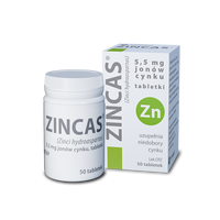 Zincas, 50 tabletek