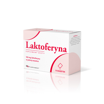Laktoferyna proszek do sporządzania zawiesiny doustnej 0,1g x 15 saszetek