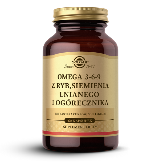 SOLGAR Omega 3-6-9, 60 kapsułek