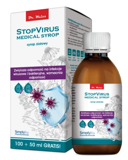 StopVirus Medical Syrop ziołowy, 150 ml