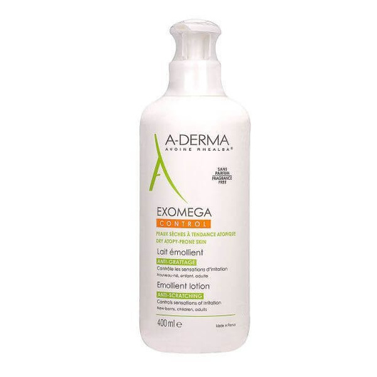 A-DERMA EXOMEGA CONTROL Mleczko emolientowe 400 ml