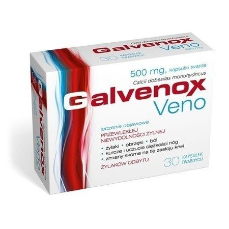 GALVENOX Veno 500mg  x 30 kapsułek