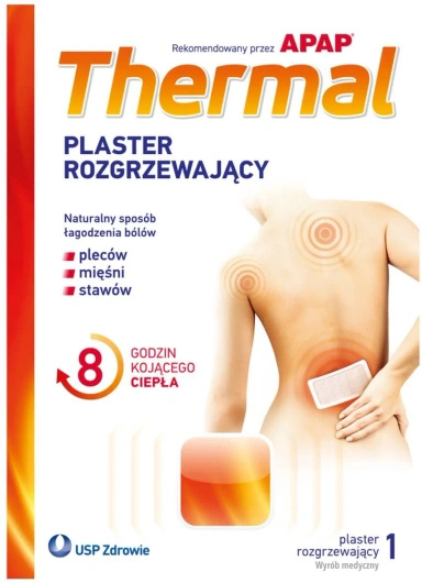 APAP Thermal plaster rozgrzewający, 1 sztuka
