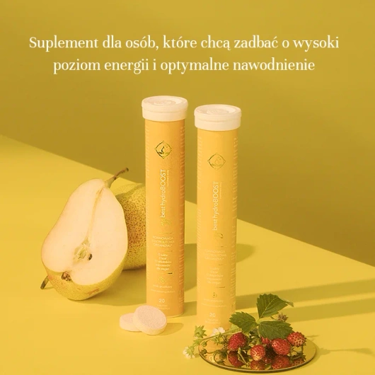 MyBestHydroBoost Smak gruszkowy, 20 tabletek musujących