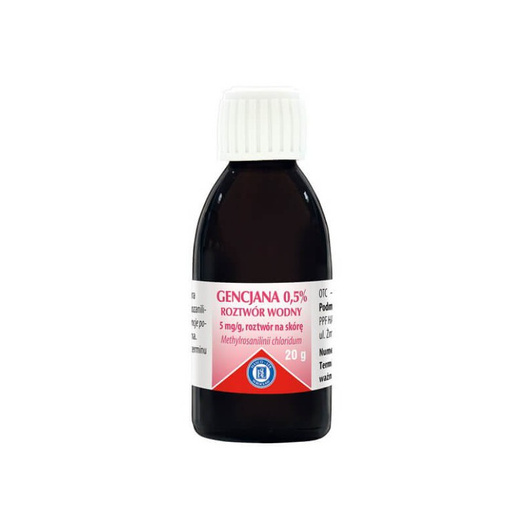 Gencjana 0,5% roztwór wodny x 20g