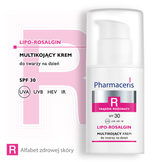 Pharmaceris R Lipo-Rosalgin Multikojący krem do twarzy na dzień SPF 30, 30 ml