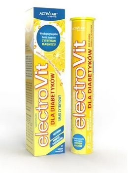 ElectroVit dla diabetyków cytrynowy tabletki, 20 sztuk