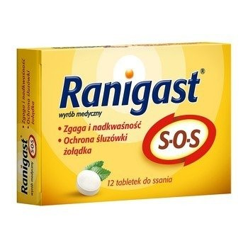 RANIGAST S-O-S x 12 tabletek do ssania