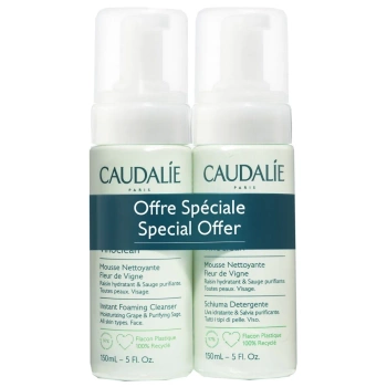 Caudalie Vinoclean Duet Pianka Oczyszczająca Fleur de Vigne, 2 x 150ml