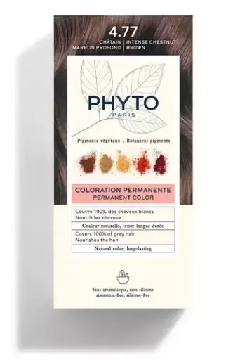 PHYTO COLOR 4.77 Farba do włosów/Intensywny kasztanowy brąz 