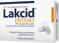 Lakcid ENTERO kapsułki twarde, 250mg x 10 sztuk