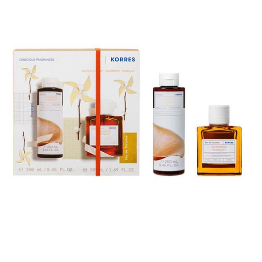 Korres Cashmere Kumquat Zestaw Żel pod prysznic + Woda zapachowa