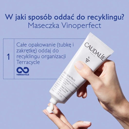CAUDALIE VINOPERFECT Maska glikolowa do twarzy, 75ml