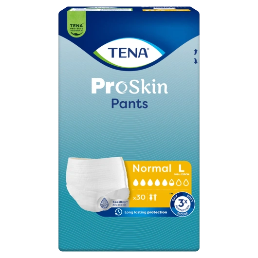 Tena Pants ProSkin Normal Rozmiar L (100-135cm) Majtki chłonne, 30 sztuk