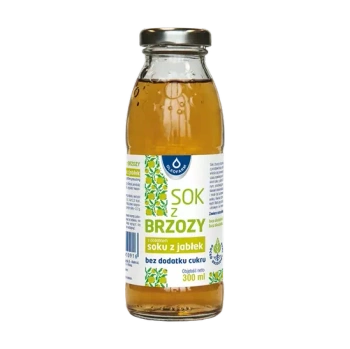 Oleofarm Sok z brzozy z sokiem jabłkowym, bez dodatku cukru, 300 ml